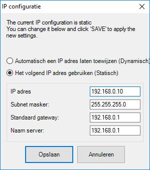 Druk vervolgens op Verbind om de computer met de centrale te verbinden. Eenmaal verbonden zal de status wijzigen naar Verbonden en later naar Werkend.