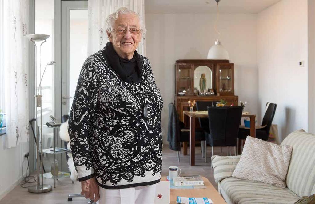 Mevrouw Schumacher over haar nieuwe zorgwoning in La Famille: Ik heb vaak de grootste lol met die dames hier Groot, hè?