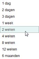 Afwijkend hiervan zijn er ook rapportonderdelen, die betrekking hebben op tijdstippen en tijdsintervallen (zie pagina 105) en rapportonderdelen, waarbij voor de chronologisch opgebouwde