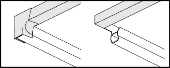 Stap 3 U monteert beide hoekstijlen aan de goot en het muurprofiel zodat de basis van de complete constructie staat.