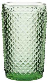 Glaswerk/Drinkglazen/Glazen Glas groen 39cl Dante H12,5cm 616148