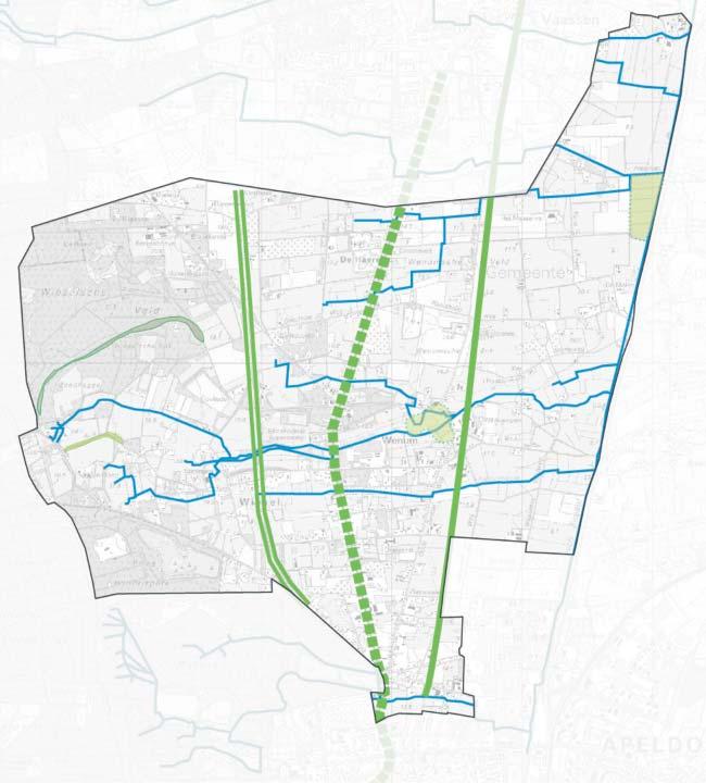 INTERMEZZO Groenstructuren Naast de landschappelijke elementen binnen landschapstypen zoals het kampenlandschap, kent Wenum Wiesel ook een aantal belangrijke landschapstype