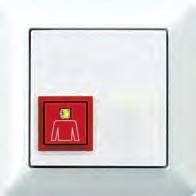 Trekschakelaar Een hulpoproep kan in de badkamer worden gedaan door aan een gemakkelijk bereikbaar trekkoord te trekken.