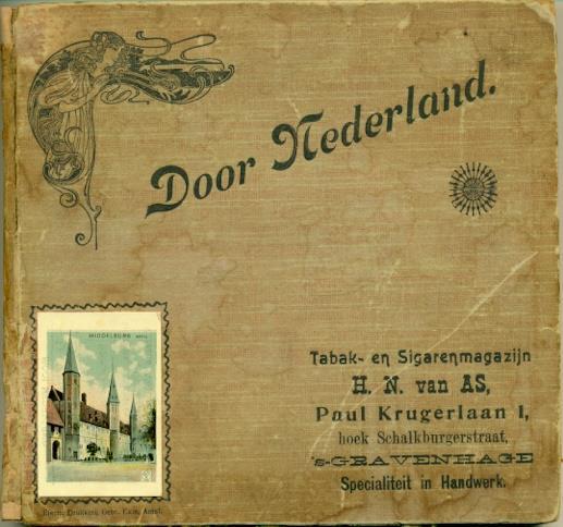 Door Nederland 132 (??) ingekleurde topografische fotootjes in zwartjesformaat (40 x 60 mm), gedrukt en uitgegeven door Gebr. Cats, Electr. Drukkerij, Amsterdam. Van 1901 tot circa 1908.