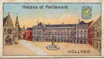 Houses of Parliament Oorspronkelijk sigarettenplaatjes van Wills, waarschijnlijk rond 1910 ( Union of South Africa is opgericht op 31 mei 1910). Engels sigarettenformaat 35 x 60 mm, 33 verschillende.