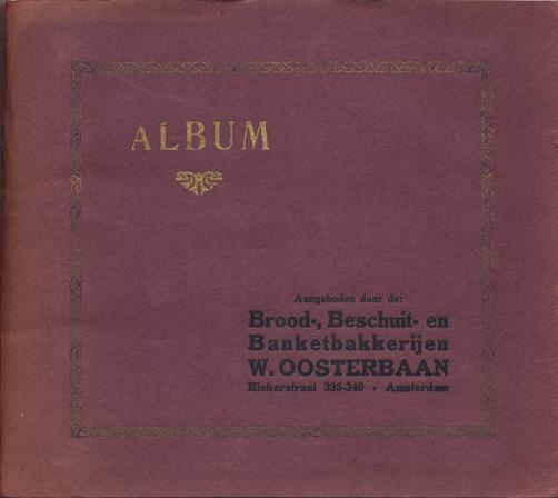 Album (zonder verdere titel) De Betuwe, Delft, 1923. Eigen album, wit Gebr. de Bruijn, Brood-, Koek-, en Beschuitfabriek, Jacob Catsstraat 220, Den Haag H.