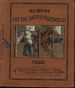 Album uit de dierenwereld. Ao. 1922 of 1923. Met beschrijving van C. van Son Redacteur van Morks Magazijn.