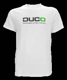 Duco T-shirt White T-shirt in 100% cotton with