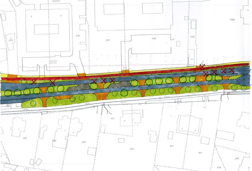 1/1 Voorsorteerstroken voor bedrijven 12 meter lang en 3 meter breed Eventueel ruimte voor bomen buiten profiel Bereikbaarheid Utrechtseweg 31b verbetert