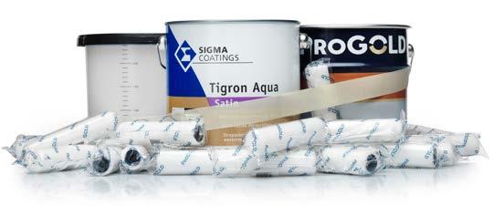 Sigma Tigron Aqua + ProGold promopakket 1 x 2,5L LAK 1 x ProGold promopakket: verzetblik + maatbeker met