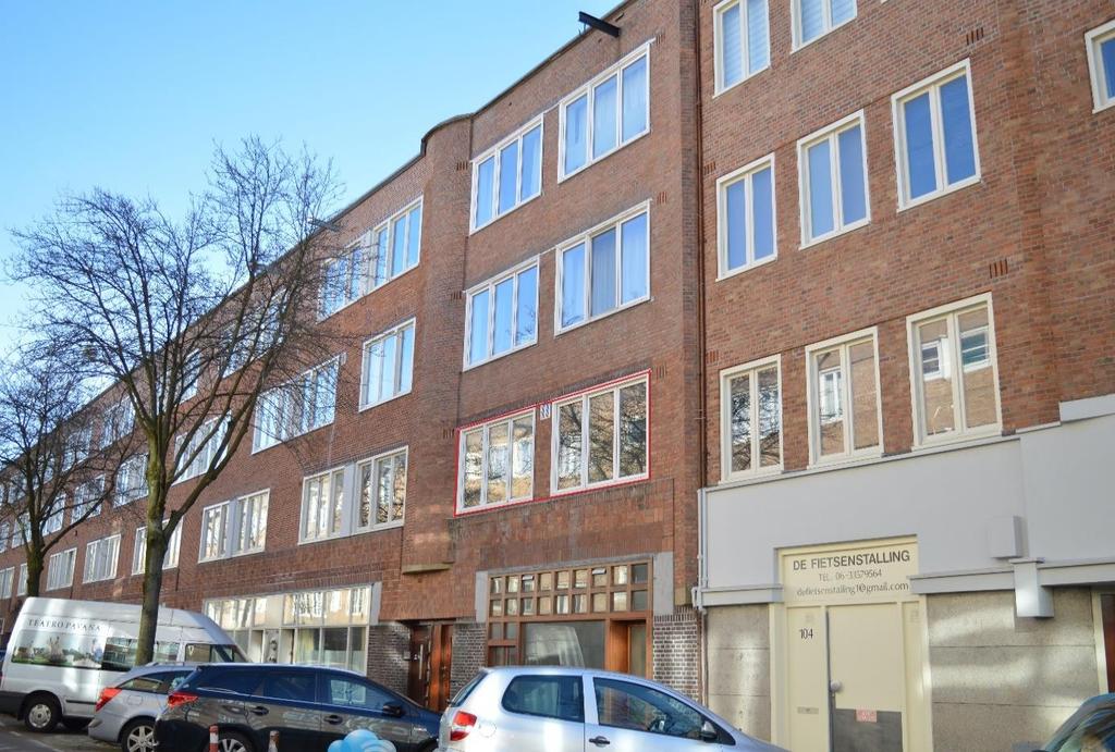 Ruim en licht 3-kamer appartement van 69 m² met balkon in de populaire buurt De Baarsjes, Amsterdam-West Van Speijkstraat 106-1 1057 HG