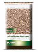 50 liter 36 euro 11,45 7931636100 2034 Pokon Kokos Bodembedekker Bodembedekker op basis van kokos. Zeer geschikt voor aanleg van speelplaatsen.