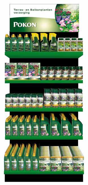 Groene Planten korrels 750gr 7670412100 4 Pokon Terras & Balkonplanten voedingskegels 10st 7651998100 5 Pokon Terras & Balkonplanten voedingskegels 40st 7651803100 6 Pokon Terras &