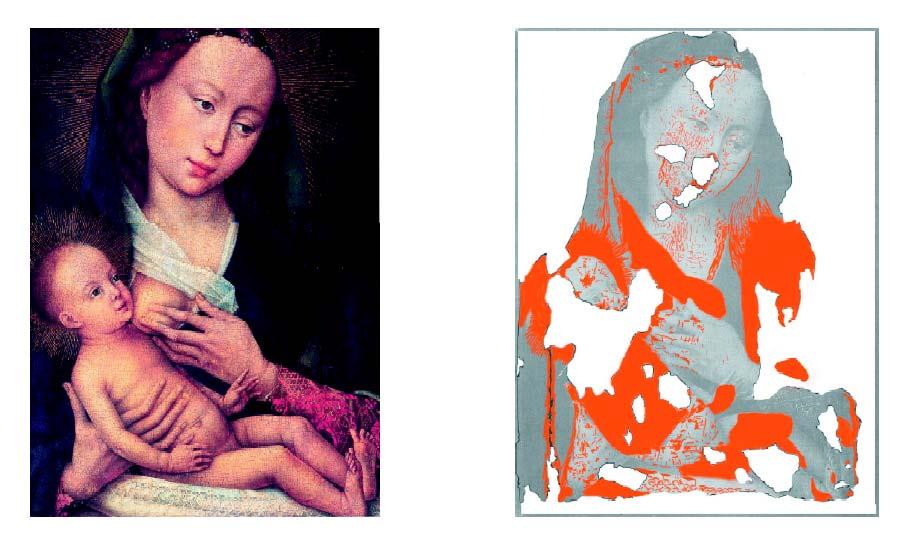 A CASE STUDY Meer dan één ooggetuige verklaarde persoonlijk te hebben gezien hoe Van der Veken de beroemde Madonna met Kind, sinds 1951 in bezit van het Museum voor Schone Kunsten in Doornik, heeft