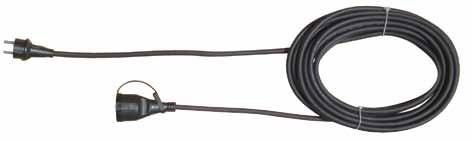 2.12 Verlengkabels ET Electric produceert en levert op klantspecifi catie Een verlengkabel is een samenstel van kabel en contactmateriaal.