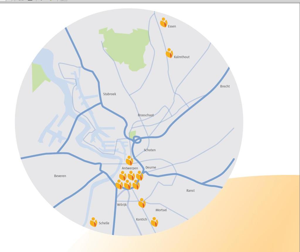 GZA Zorg en Wonen Essen en Kalmthout Antwerpen Kontich en Schelle Groep in groei (van 4 naar 10