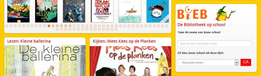 Er kan thuis in de zoekmachines gezocht worden, je kunt inloggen en bijvoorbeeld je leeslog invullen. Een goed idee voor andere bibliotheken.