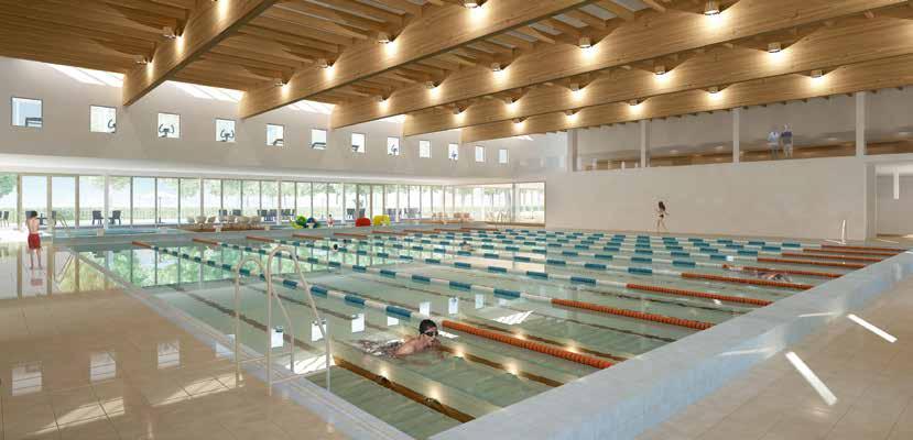 Een nieuw zwemparadijs voor Zwevegem De titel zwemzotste gemeente waardig, ziet Zwevegem met grote trots het nieuwe zwembadcomplex stap voor stap verrijzen.