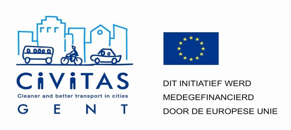 Civitas Elan (2008-2012) Onderwerp 1 Gent een van de voorbeeldsteden ( leading cities )