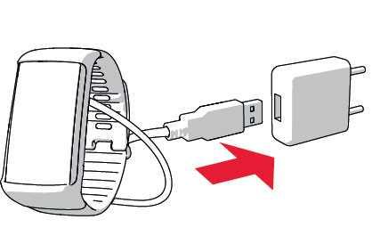 Je kunt de batterij ook via een stopcontact opladen. Gebruik bij het opladen via een stopcontact een USBvoedingsadapter (niet meegeleverd).