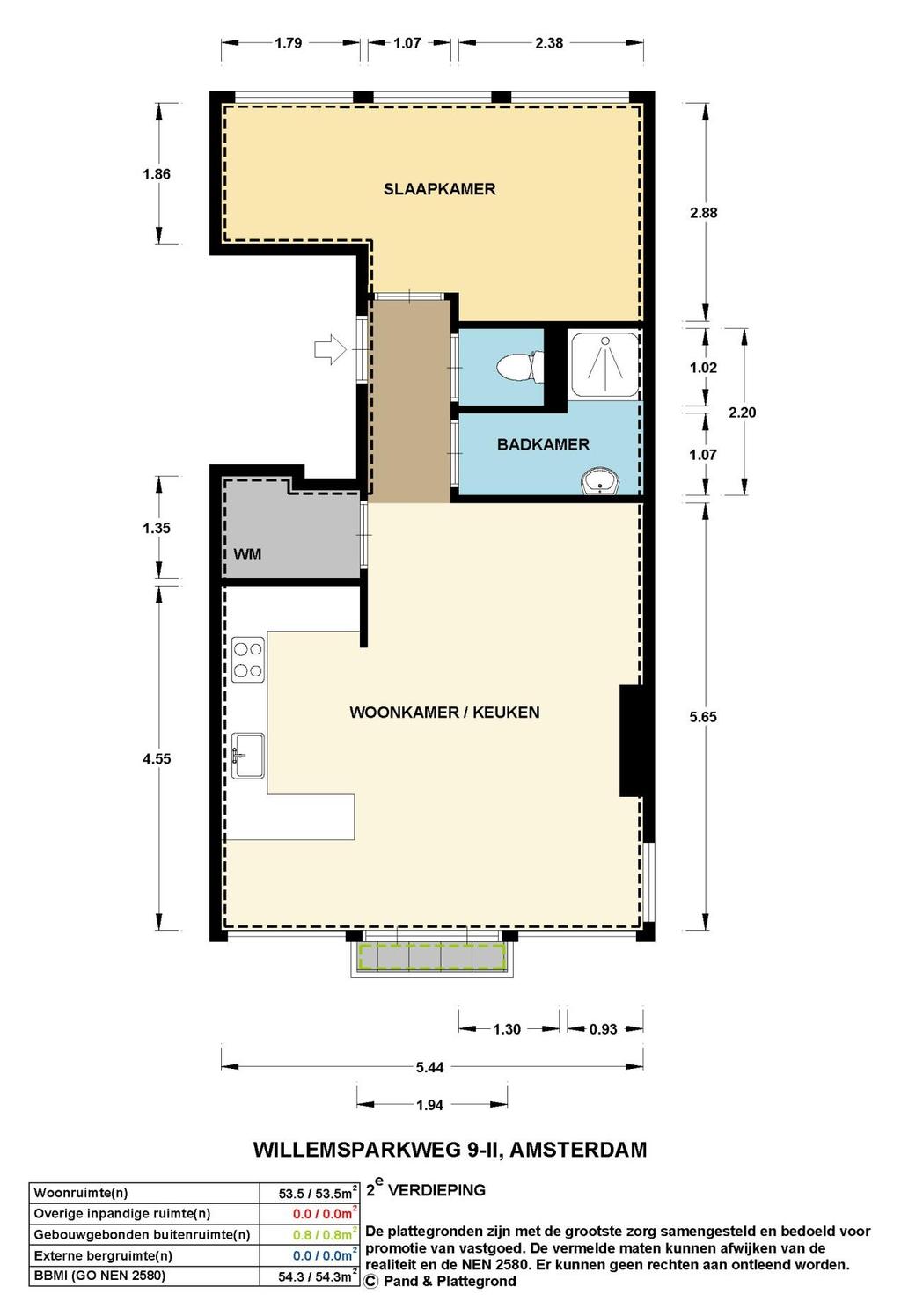 De plattegrond van het