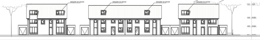 Straatbeeld Optimaal Wonen Onderstaand een indicatie hoe het straatbeeld kan worden.