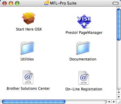 Andere drivers of programma's installeren U kunt andere hulpprogramma's voor MFL-Pro Suite installeren, installeren zonder ScanSoft PaperPort 11SE met OCR van NUANCE of uitsluitend het