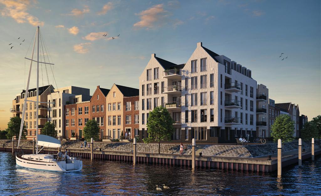 van Spijkenisse is de kade de plek om even te genieten. In Sluis komen 25 stijlvolle havenwoningen en 26 luxe appartementen. Uniek in architectuur en voorzien van elementen uit een rijke historie.