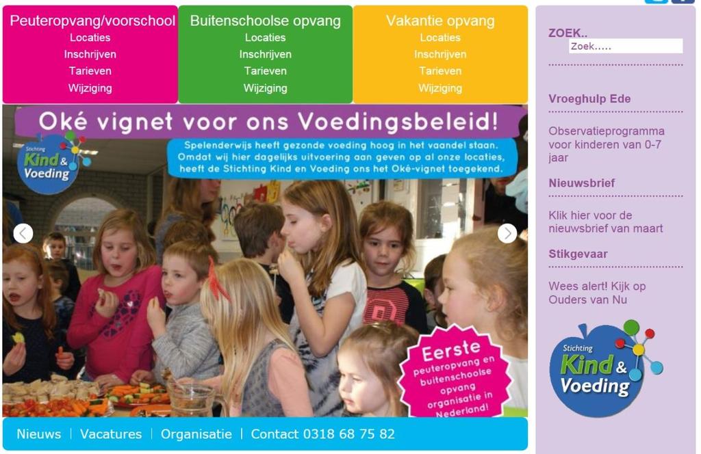 Voorbeelden in Gelderland: Peuterspeelzaal & kinderopvang Spelenderwijs Invoeren beleid van gezonde voeding & traktaties: Langzaam aan wennen (water met vruchtjes), kinderen geen problemen mee