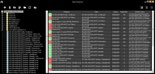 6. MIJN ANALYSES In deze omgeving kunt u alle aangemaakte databases raadplegen of importeren per