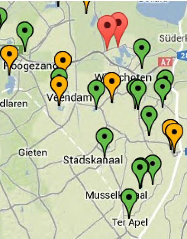 3.3 Zwemplassen Oost- Groningen Volgens de gegevens van de provincie zijn er 19 zwemplassen in de 7 gemeenten van Oost Groningen. De zwemplassen hebben invloed op het zwembadgebruik van de inwoners.