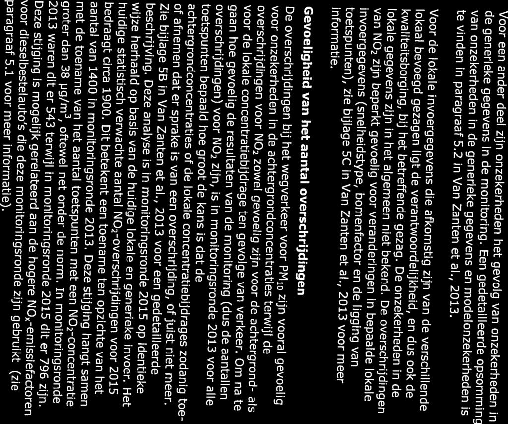 te vinden in paragraaf 5.2 in Van Zanten et al., 2013. van onzekerheden in de generieke gegevens en modelonzekerheden is de generieke gegevens in de monitoring.