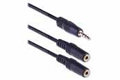 Retail verpakte kabels - Audio kabel Ewent 3,5 mm stereo jack aansluitkabel male - male : 3,5 mm stereo jack male : 3,5