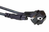 Retail verpakte kabels - Power kabel Ewent Power kabel Ewent 230V aansluitkabel schuko male (haaks) - C5