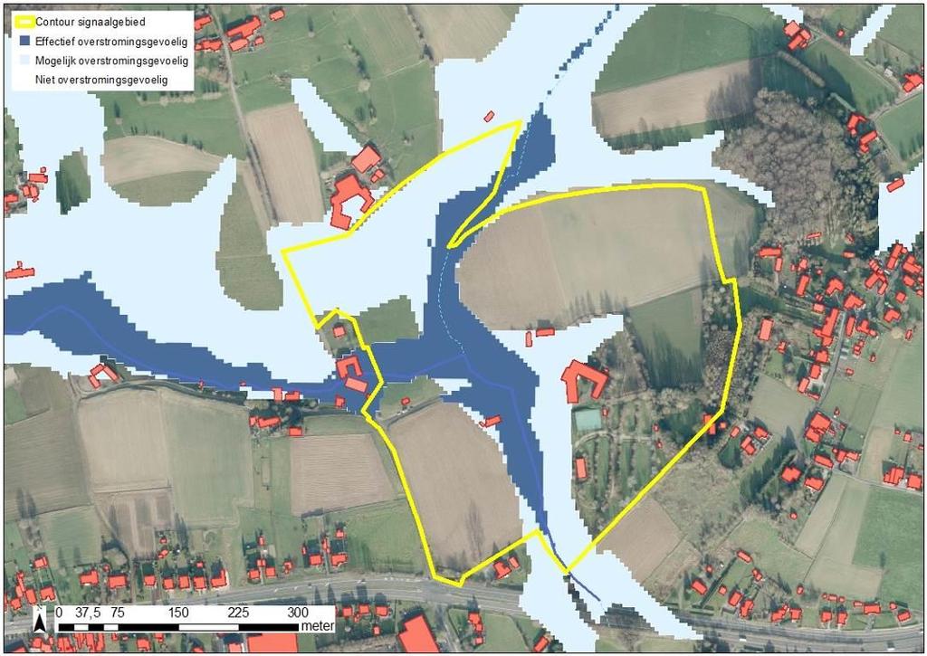 3.2 Bespreking watersysteem Hydrografische beschrijving: Dwars door het gebied stroomt de bovenloop van de Molenbeek Ronse (traject Vlaanderen), en de waterloop OS394.