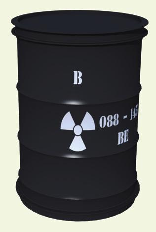 Conditionering De conditionering van de verwerkingsproducten heeft tot doel een compact en stabiel en gemakkelijk te hanteren eindproduct te verkrijgen, waarin de radioactieve stoffen zijn ingesloten