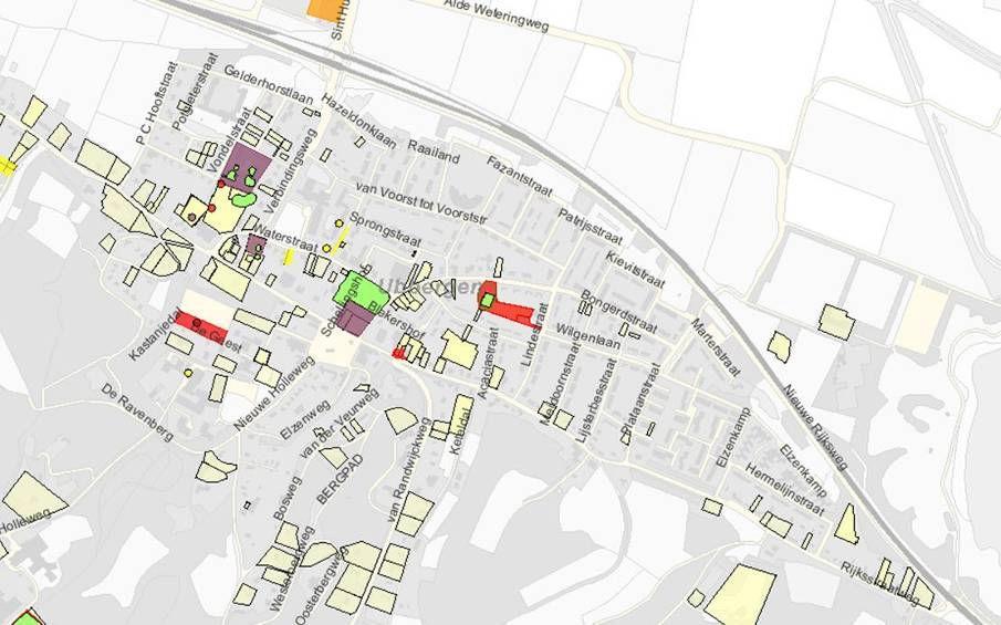 Een aantal locaties zijn overigens inmiddels gesaneerd.