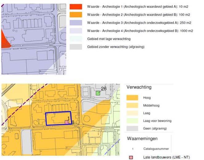 den en voor het slopen van een bouwwerk, dan wel bij concrete voorstellen tot ruimtelijke ordeningsprojecten, zijn bij het vaststellen van het rapport Archeologie als nieuwe conditie in de