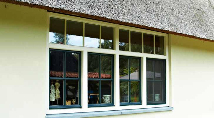 Oplossingen voor stijlvol wonen } RAMEN & Raamdeuren Detailgetrouw bouwen verscheidenheid voor individuele ramen HBI-ramen