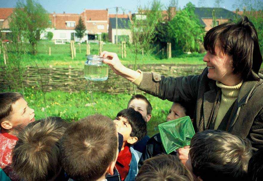 voorbeeld: water + natuureducatie met de klas in