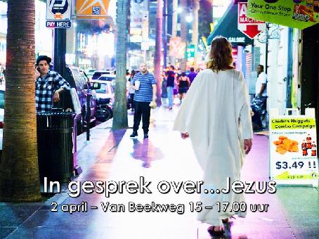 Mat. 20, 17-28 - preek - NGKE - 2-4-2017 Wie is dat? Jezus in Hollywood, ik vind het een prachtige foto. Je ziet de mensen op het trottoir kijken: wie is dát nu?