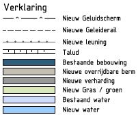 Aansluiting van het tankstation (in de nieuwe situatie) met een weefvak op de N211. 10.