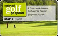 Golfpaspoort handicap 99 Om deze stap een ofbicieel tintje te geven kunnen we na het volgen van deze stap, in het bezit komen van een golfpaspoort met handicap 99.