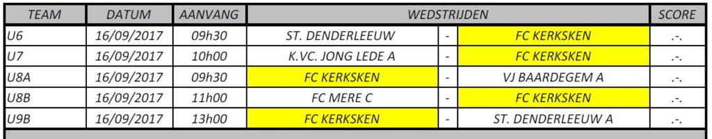 Zaterdag 16