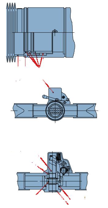 Onderdelen triangel type PZS Onderdelen triangel type LPS 0 5 trekbuis type plaat 7 6 5 Andere combinaties van het zwenkbaar trekoog op aanvraag Andere trekoog / buiscombinaties op aanvraag leverbaar