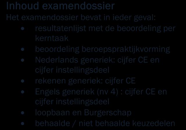 4.3 De organisatie van de examinering In het centraal examenreglement ROC West-Brabant zijn de rechten en plichten van studenten met betrekking tot de examinering vastgelegd.