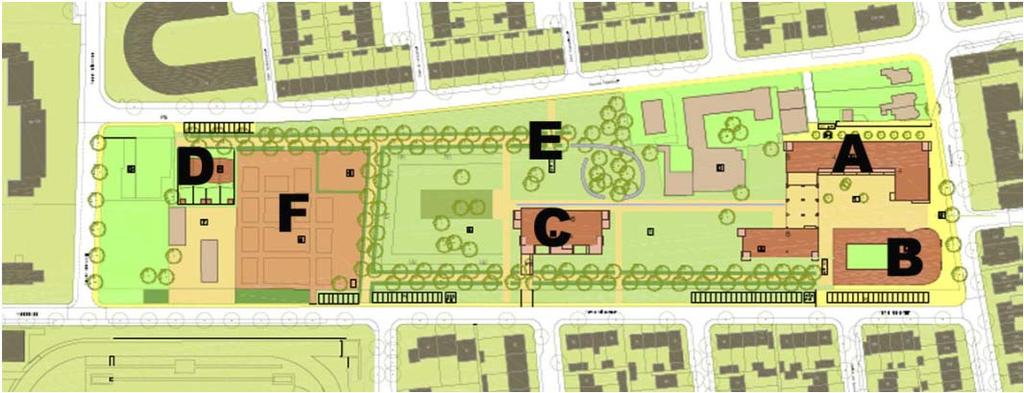 3 UITGANGSPUNTEN 3.1 Studiegebied In figuur 3.1 is de ligging van het bouwplan aangegeven ter plaatse van de letter A.