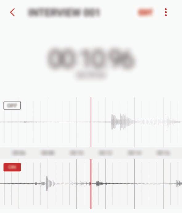 Applicaties De opnamestand wijzigen Tik op het scherm Apps op Tools Spraakrecorder. Selecteer een stand bovenaan het scherm van de spraakrecorder. STANDAARD: dit is de normale opnamestand.