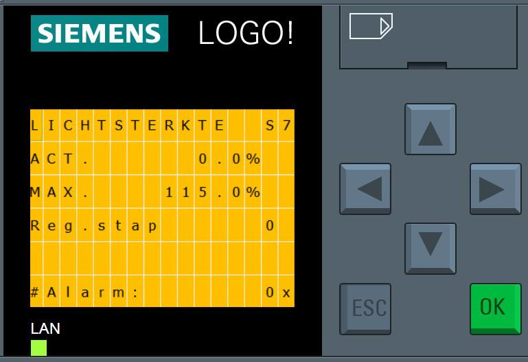 2.3.3 LAMPSTERKTE TERUG REGEL ALARM Het is belangrijk te weten dat het systeem de lampsterkte door een te hoge omgevingstemperatuur heeft teruggeregeld.