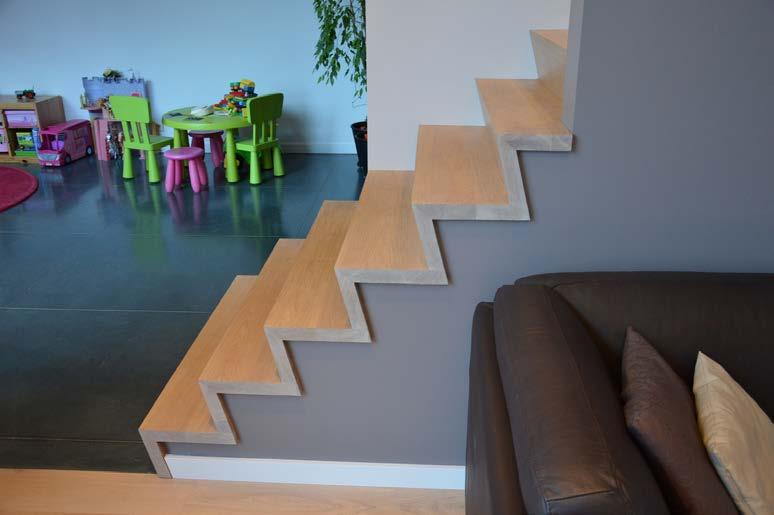 De Z-trap geeft een moderne uitstraling aan uw woning.